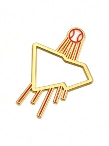 1/6 piezas de Broche para gorra de golf, pasador de metal minimalista nuevo con diseño de dibujos animados, pasador decorativo divertido, insignia para gorra de golf, decoración para gorra de béisbol, imagen de dibujos animados vívida y adorable, regalo para amigos - Multicolor - Ver 11