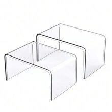 Clear Cabinet Organizer, Shelf Organizer 2 Sets For Kitchen Organizers And Storage, Display Pantry Cabinet Shelf, Room Decor Countertop Desk Organizer Shelves, Ideal For Spice Organization For Cabinet - 白色 - 查看 2