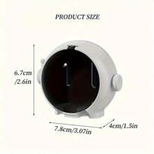 1pc Creative Cartoon Astronaut Toothbrush Holder, Wall-Mounted No-Drill Toothbrush Rack, Home Bathroom Electric Toothbrush Storage Organizer