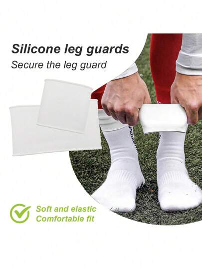 1對男女通用高牽引力防滑踝襪，訓練綁帶腿部支撐矽膠套袖帶頸部保護