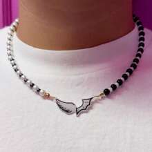 Collar Alas De Ángel Con Diablo Duki - Beis - Ver 3