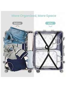 Large Packing Cubes For Travel-Extra Large Compression Packing Cube Luggage Organizers 6/7 Piece Set-Ultralight, Expandable/Compression Bags For Clothes By Combond Travel Gear - 11 Kết cấu hình giọt nước màu trắng - Xem 6
