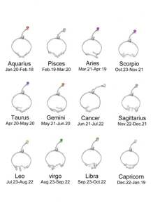 ESBERRY Women's Fashion Versatile Minimalist Zirconia Ring - Silver - View 5