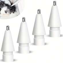 2/4 Packungen Ersatz-Spitzen kompatibel mit Apple Pencil 2. / 1. Generation, Spitzen ohne Verschleiß für präzise Kontrolle und Schreiben wie mit einem echten Stift, iPencil Spitzen kompatibel mit iPad Pro Pencil 2.Gen / Pencil 1.Gen