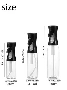 1pc Cooking Oil Sprayer Bottle, Kitchen Olive Oil Mister, Aerosol Spray Bottle For Cooking, Baking, Grilling - Multicolor - View 3
