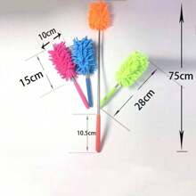 1pc Retractable Ultra-Fine Fiber Hand-Held Duster, Household Cleaning Supplies. The Length Can Be Adjusted Freely During Use, And The Length Can Be Selected By Yourself. This Product Is Not A Universal Model. Please Confirm Whether The Product Size Is Suitable Before Purchasing.