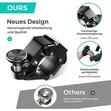 1 chuông xe đạp, chuông nhỏ 100 DB âm thanh trong trẻo và lớn cho tay lái 0,86-0,94 inch (22-24mm) - Còi xe đạp mini sáng tạo cho xe đạp điện và xe đạp leo núi - Nhiều màu - Xem 7