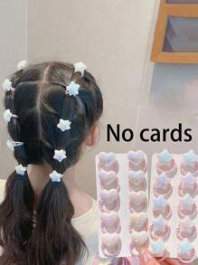 Bộ 10/20/30 chiếc dây buộc tóc hình hoạt hình dành cho tuổi teen, bền và nhẹ nhàng với tóc, thích hợp để chụp ảnh và tạo kiểu, quà tặng tựu trường cho học sinh. - Nhiều màu - Xem 3