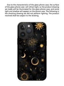 1个黄色日月星辰高清玻璃手机壳，兼容 16 Pro Max/16 Pro/16 Plus/16、A55/A54/S24/S24 Plus/S24 Ultra/S24 FE/S25/S25 Plus/S25 Ultra、Pixel 9/9 Pro/9 Pro XL等型号，防水防震防摔防刮，国际版，非国内版。 - 彩色 - 查看 7