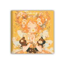 黄色动漫花仙子着色书 - 1 本 25 页独特页面，升级厚纸，减压着色书，提高创造力和注意力，非常适合圣诞节礼物 - 黃色可愛女孩 - 查看 12