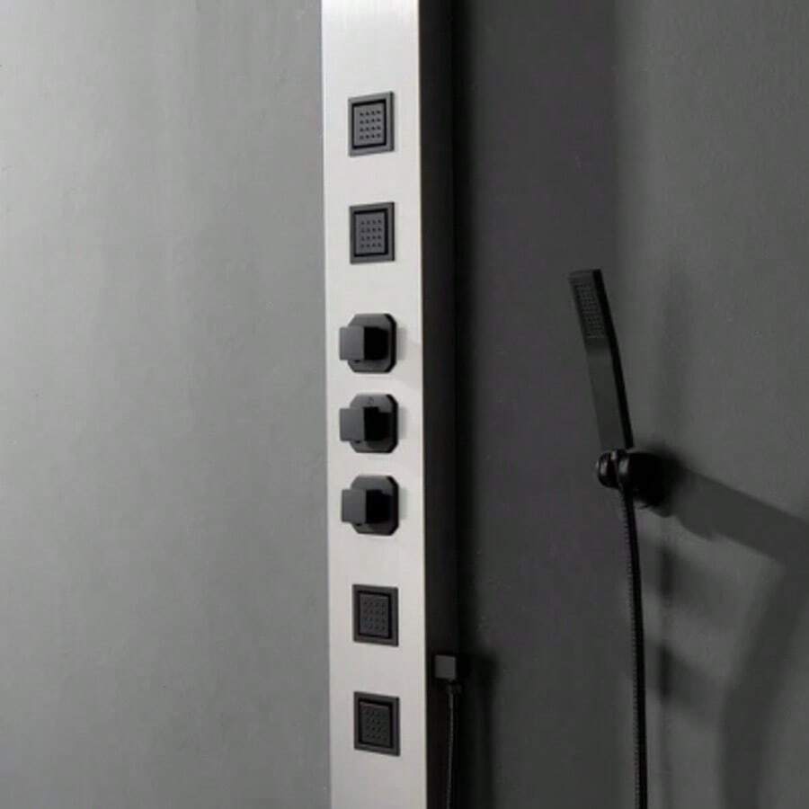 BWE 4Jet Rainfall Shower Panel System With Rainfall Shower Head And