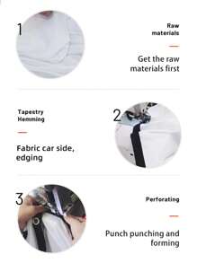 60-72-84-100-120-150英寸16：9简易折叠室内壁挂白色软幕可折叠可洗抗皱便携式软幕办公室会议户外露营投影幕布支持双面投影 - 白色 - 查看 6