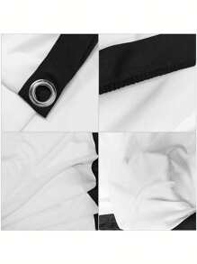 60-72-84-100-120-150英寸16：9简易折叠室内壁挂白色软幕可折叠可洗抗皱便携式软幕办公室会议户外露营投影幕布支持双面投影 - 白色 - 查看 4