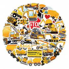 55Epcsxcavator Máy xúc Máy móc xây dựng Graffiti Nhãn dán trang trí Hành lý Nhãn dán xe tay ga Bán buôn - Nhiều màu - Xem 8