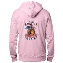 Warm Sweatshirt Various Colors Winter Comfortable Printed Make Country Front Back - 淺粉色 - 查看 1