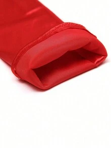 1 Cặp Găng Tay Satin Móc Ngón Tay Cho Nữ Dự Tiệc Opera Cưới Hỏi - Nhiều màu - Xem 8