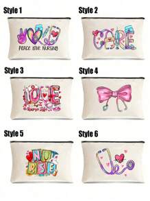 Quà tặng cho y tá hành nghề Túi đựng mỹ phẩm trang điểm cho phụ nữ - Túi đựng đầy - Túi du lịch vui nhộn Túi có khóa kéo Hộp đựng đồ vệ sinh cá nhân Hộp đựng đồ trang điểm cho bạn thân Chị gái Con gái Quà tặng sinh nhật Giáng sinh Túi đựng thuốc Túi đựng thuốc Tổ chức thuốc Bộ sơ cứu Túi sơ cứu Phụ kiện du lịch Tổ chức du lịch Đồ dùng thiết yếu khi đi du lịch Đồ dùng du lịch Túi du lịch Kỳ nghỉ đại học Du ngoạn Đồ dùng thiết yếu cho kỳ nghỉ hè Cắm trại ngoài trời Đi bộ đường dài Săn bắn - Nhiều màu - Xem 1