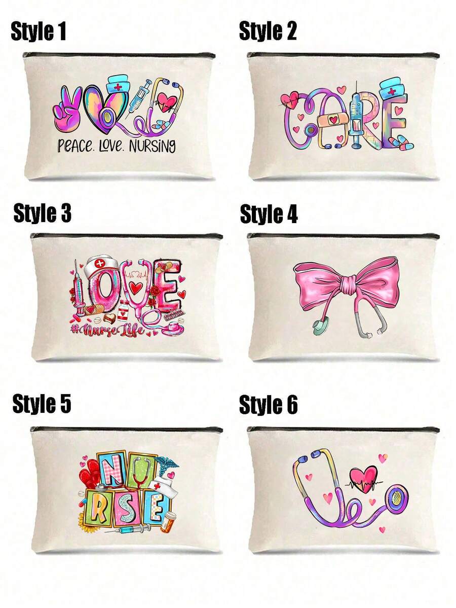 Quà tặng cho y tá hành nghề Túi đựng mỹ phẩm trang điểm cho phụ nữ - Túi đựng đầy - Túi du lịch vui nhộn Túi có khóa kéo Hộp đựng đồ vệ sinh cá nhân Hộp đựng đồ trang điểm cho bạn thân Chị gái Con gái Quà tặng sinh nhật Giáng sinh Túi đựng thuốc Túi đựng thuốc Tổ chức thuốc Bộ sơ cứu Túi sơ cứu Phụ kiện du lịch Tổ chức du lịch Đồ dùng thiết yếu khi đi du lịch Đồ dùng du lịch Túi du lịch Kỳ nghỉ đại học Du ngoạn Đồ dùng thiết yếu cho kỳ nghỉ hè Cắm trại ngoài trời Đi bộ đường dài Săn bắn - Nhiều màu - Xem 1