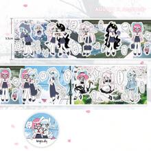 1 Cuộn Băng Keo Washi PET Retro AGUGU - Băng Keo Trang Trí Hoạt Hình Loạt Hình Nhỏ Cho Sổ Lưu Niệm, Nhật Ký, Tự Làm, Lên Kế Hoạch - Nhiều màu - Xem 14