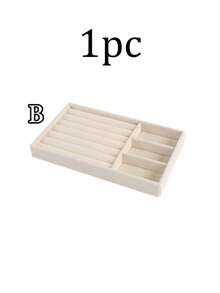 9 件/套珠宝收纳盒，珠宝整理托盘，天鹅绒珠宝展示托盘，可堆叠珠宝架，抽屉式珠宝托盘，适用于戒指、口红、手表、卧室珠宝展示、梳妆台、化妆台、圣诞节、万圣节、情人节礼物 - 彩色 - 查看 17