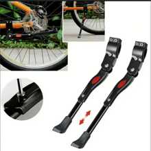 1pc Aluminum Alloy Single Kickstand For Mountain Bicycle/Bike, Parking Rack