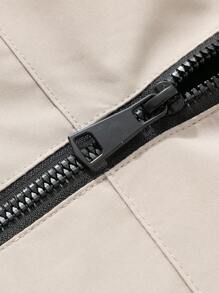 Men's Thick Thermal Fleece-Lined Windproof Waterproof Hooded Soft Shell Jacket For Cold Weather, Fall/Winter