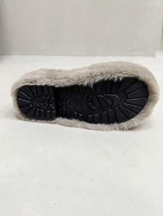 2025新款女士冬季厚底高跟毛绒拖鞋户外装秋季新款仙女风短款女童休闲增高厚底拖鞋居家办公拖鞋尺码34-42