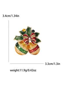 Christmas Elk Brooch For Women Garland Brooch Christmas Tree Brooch Hat Brooch Snowflake Brooch Santa Claus Brooch Bear Brooch Glove Brooch Boots Brooch Bell Brooch Sleigh Brooch Cane Brooch Snowman Brooch Sock Brooch Party Banquet Jewelry Accessory Gift - Christmas - View 16