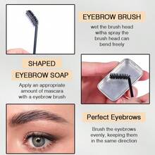 Kiss Beauty 眉毛造型香皂，清新持久，自然无色透明眉毛定型 - 無色 - 查看 5