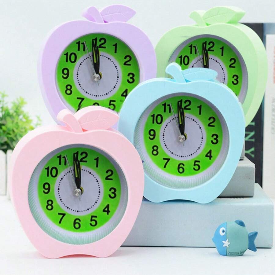 Reloj desperdesperde de Pila silenciosa con retroluz para el Escritorio del Dormitorio - Multicolor - Ver 1