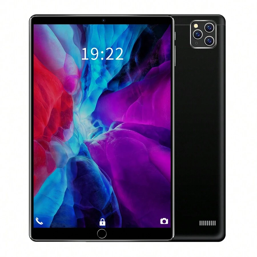 Tablet 10-Inch Android 12 Deca-Core Multi-Camera Keyboard 4G  8GB RAM 256GB - 黑色 - 查看 1