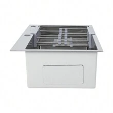 Sink, Stainless Steel Sink, Stainless Steel Sink With One Bowl Overflow Device - Topmount Sink For RV Or Home Kitchen - Silver - View 6