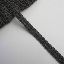 Cinta de encaje de borde de 1cm de ancho, recorte de estilo vintage, bordado, apliques, costura, manualidades, decoración de fiesta, ropa, bordado para vestido de novia y boda