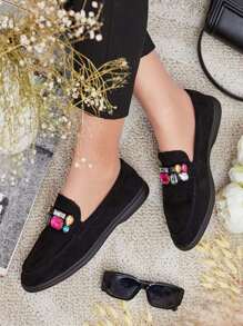 Royalfashion 女士镂空莫卡辛鞋 Mettele - 黑色 - 查看 5