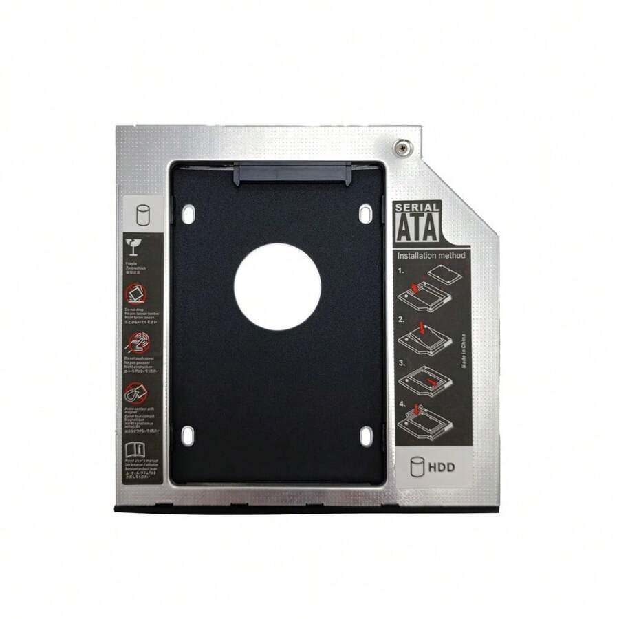 Caddy Adapter 2nd HD SSD/DVD Notebook 9.5mm Or 12.7mm - 9,5mm - Xem 1