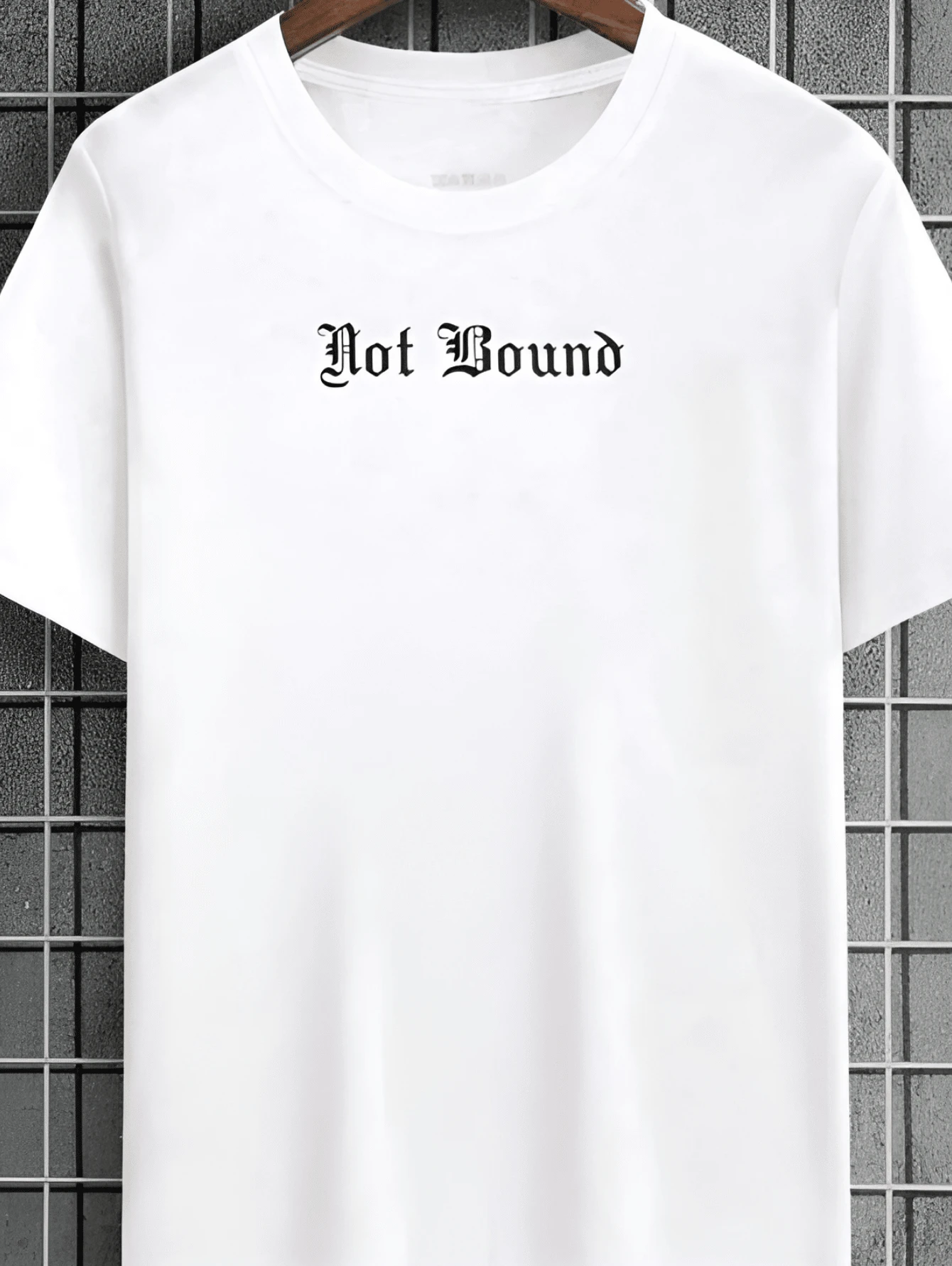 OVERSIZE Unisex T-Shirt 100% Cotton Premium Streetwear Not Bound DTF Exclusive New Release Fast Shipping - 白色 - 查看 1