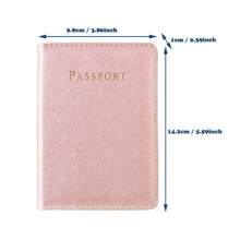 [Custom Order] Personalized Slim High-Grade PU Passport Cover Travel Accessories Passport Holder, Ticket Holder, Credit Card Holder, Wallet, Unisex, Customizable