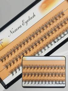 AILAISHI 60 件 C 卷曲簇单根睫毛簇 10D 8~14 毫米自然外观单根假睫毛纤细持久睫毛延长适合派对睫毛自然簇 Nesura 睫毛睫毛簇、睫毛簇、单根睫毛、睫毛、假睫毛 - C - 查看 6