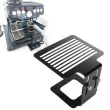 1 Piece Coffee Machine Scale Rack Stainless Steel Height Adjustable Strong Scale Rack Black