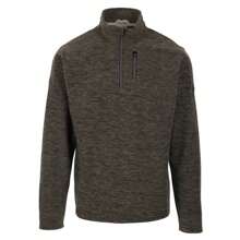 Trespass Heren Farnworth AT100 Fleece Top (Donker Wijnrood)