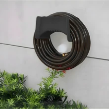 Garden Hose 10, 15, 20, 30, 50 Meters Thick 1/2'' Resistant Reinforced Flexible Kit With Wall Bracket Reel - 黑色 - 查看 7