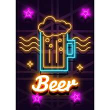 1pcÁp phích nghệ thuật đồ uống phong cách neon hiện đại Trà sữa trân châu Espresso Martini Cocktail in tường Tranh vải Trang trí quầy bar tại nhàKhông có khung - Nhiều màu - Xem 28