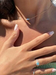 ANDYWEN Fish Pendant Sterling Silver Necklace - Silver - View 2