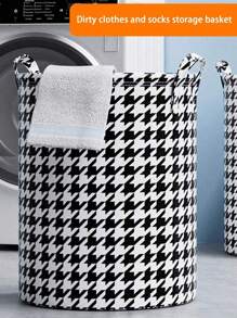 1 件大容量可折叠洗衣篮脏衣服收纳篮，用于存放脏衣服，四季装饰节日装饰房间装饰家居装饰装饰卧室装饰洗衣篮，洗衣篮浴室收纳篮，篮子，收纳篮，可折叠洗衣篮 - 彩色 - 查看 4