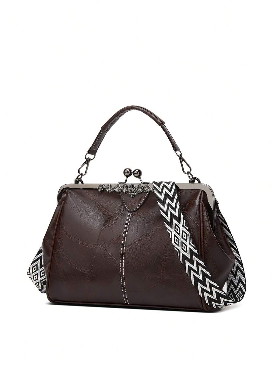 Túi đeo chéo vai nữ da mềm cổ điển dung tích lớn nhiều ngăn di động Túi xách nữ Túi cầm tay Túi cầm tay cho bé gái Túi dự tiệc Túi đựng đồ ăn tối Túi Tây Ban Nha Thường ngày Đa năng Đoạn văn Quà tặng sinh nhật Dây đeo vai có thể tháo rời Giá rẻ đang giảm giá - Cà phê nâu - Xem 1