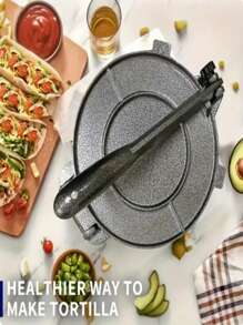 1 PC 16CM DIY Tortilla Press Maker Aluminium Alloy Manual Corn Tortillas Dough Pressing Tools Kitchen Bakeware Cooking Accessories