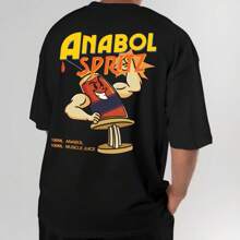 Unisex A4 Gym T-Shirt 100% Cotton New Release Shipping Various Colors!! - màu đen - Xem 1