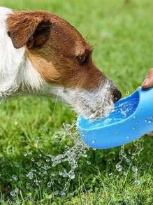 Portable Water Fountain Bottle For Dogs Cats Pets - 藍色 - 查看 4