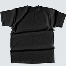 Playera Camiseta Hombre Voltures Logo frontal kanyewest, solo estampado frontal, playera de alta calidad 100% algodon premium - Negro - Ver 2