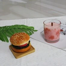 1 套粉色花朵香薰蜡烛，Sakura Aorma 蜡烛女士礼物，玻璃罐印花花朵香薰天然大豆蜡烛，7 盎司燃烧时间超过 50 小时，家用香薰蜡烛、圣诞礼物、生日、情人节、圣诞节、周年纪念礼物、房间装饰、礼品 - 粉色 - 查看 5